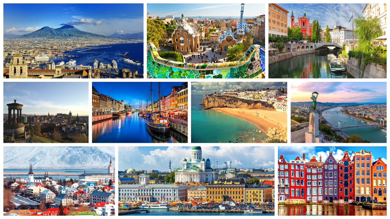 10 cidades europeias que deve visitar no verão