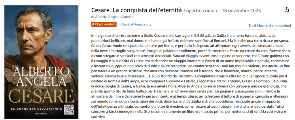 cesare. la conquista dell'eternità