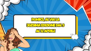 Romics, al via la 36esima edizione dal 9 al 12 aprile