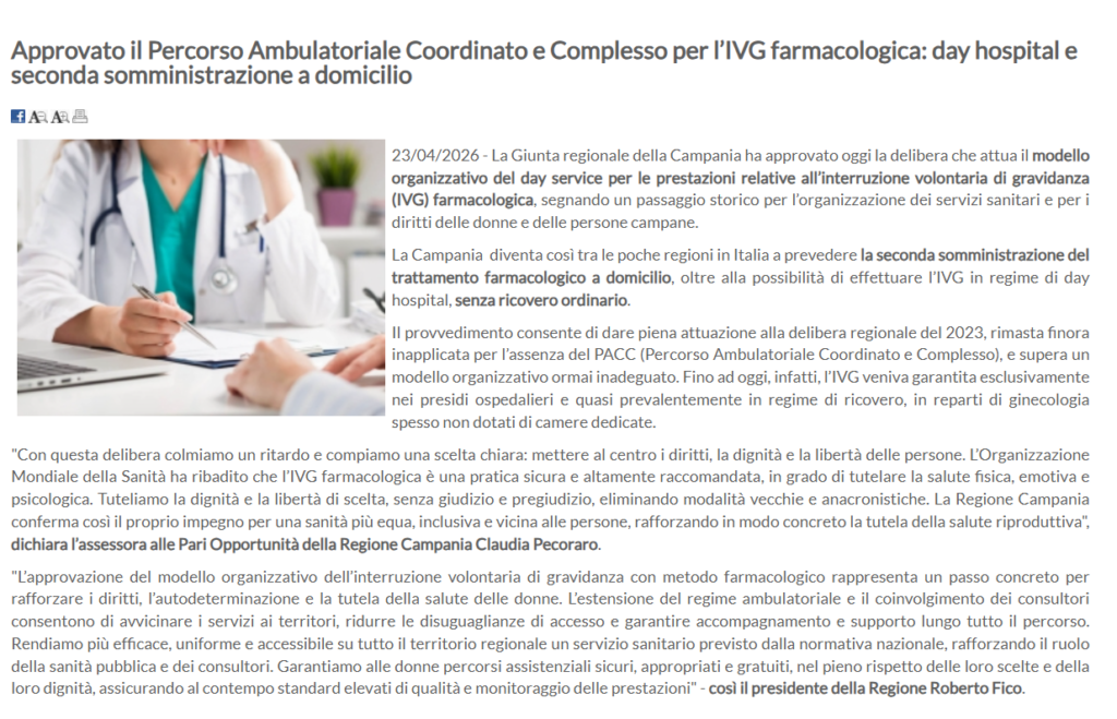 aborto farmacologico