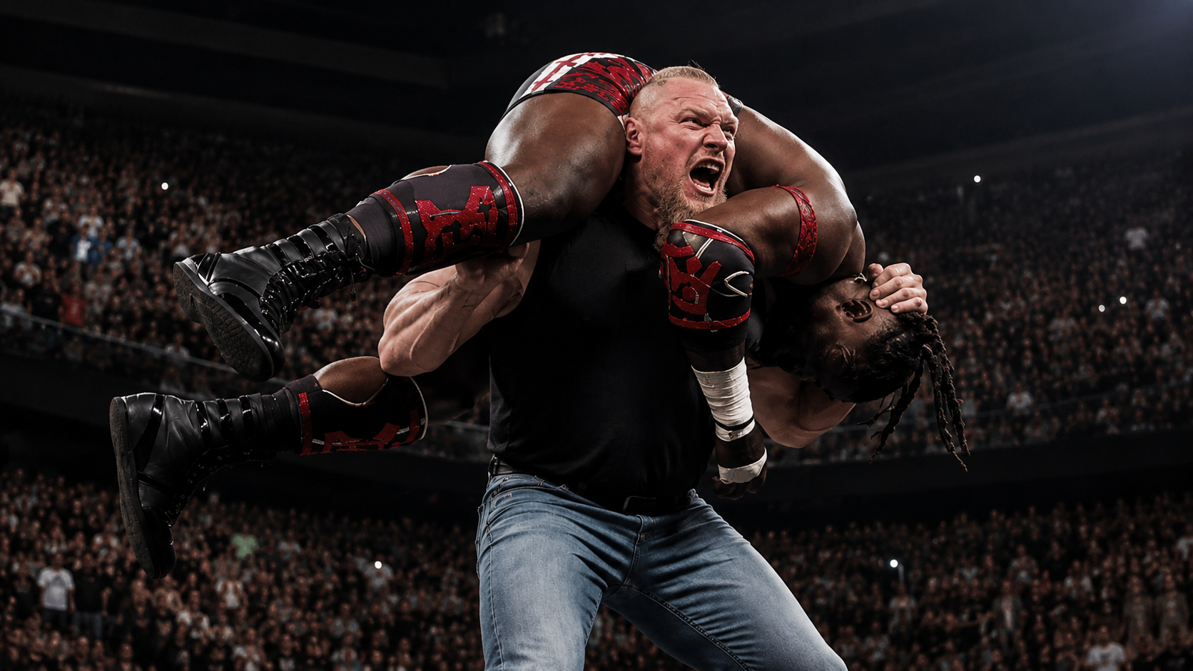 Brock Lesnar sfida Oba Femi a Clash in Italy!